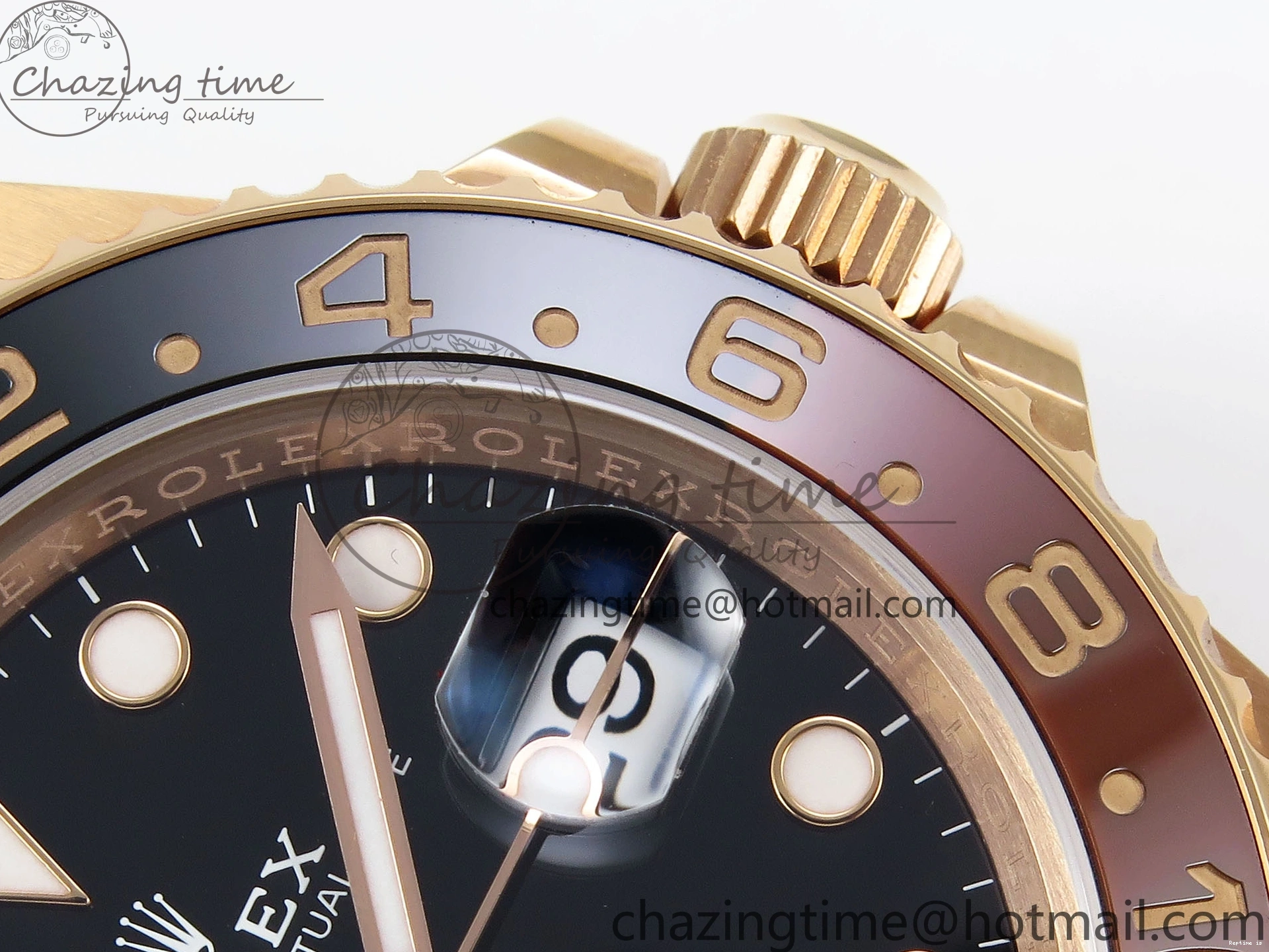 0103 Refined GMT-Master II 126715 CHNR Black Brown Ceramic Clean Factory 1:1 Best Edition on RG Bracelet DD 1715